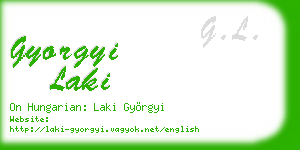 gyorgyi laki business card